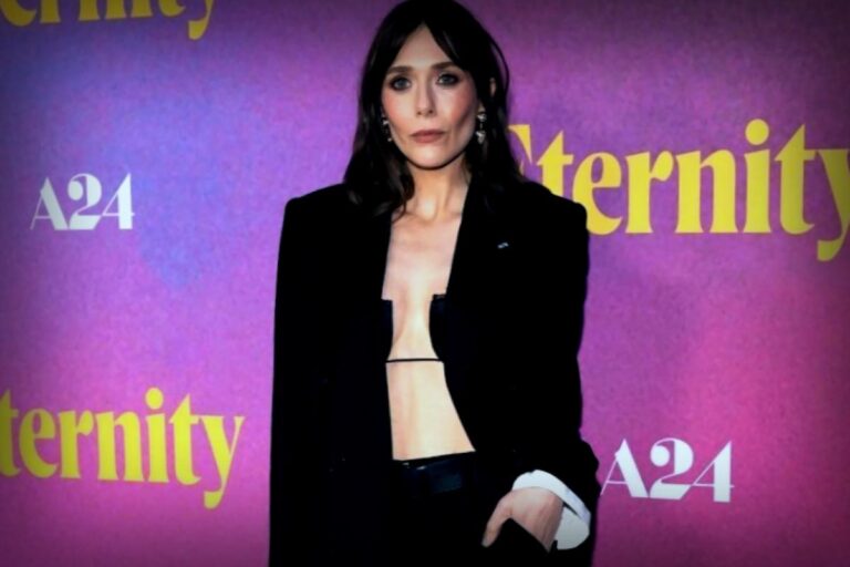 Elizabeth Olsen : la lingerie apparente à la mode sur le tapis rouge